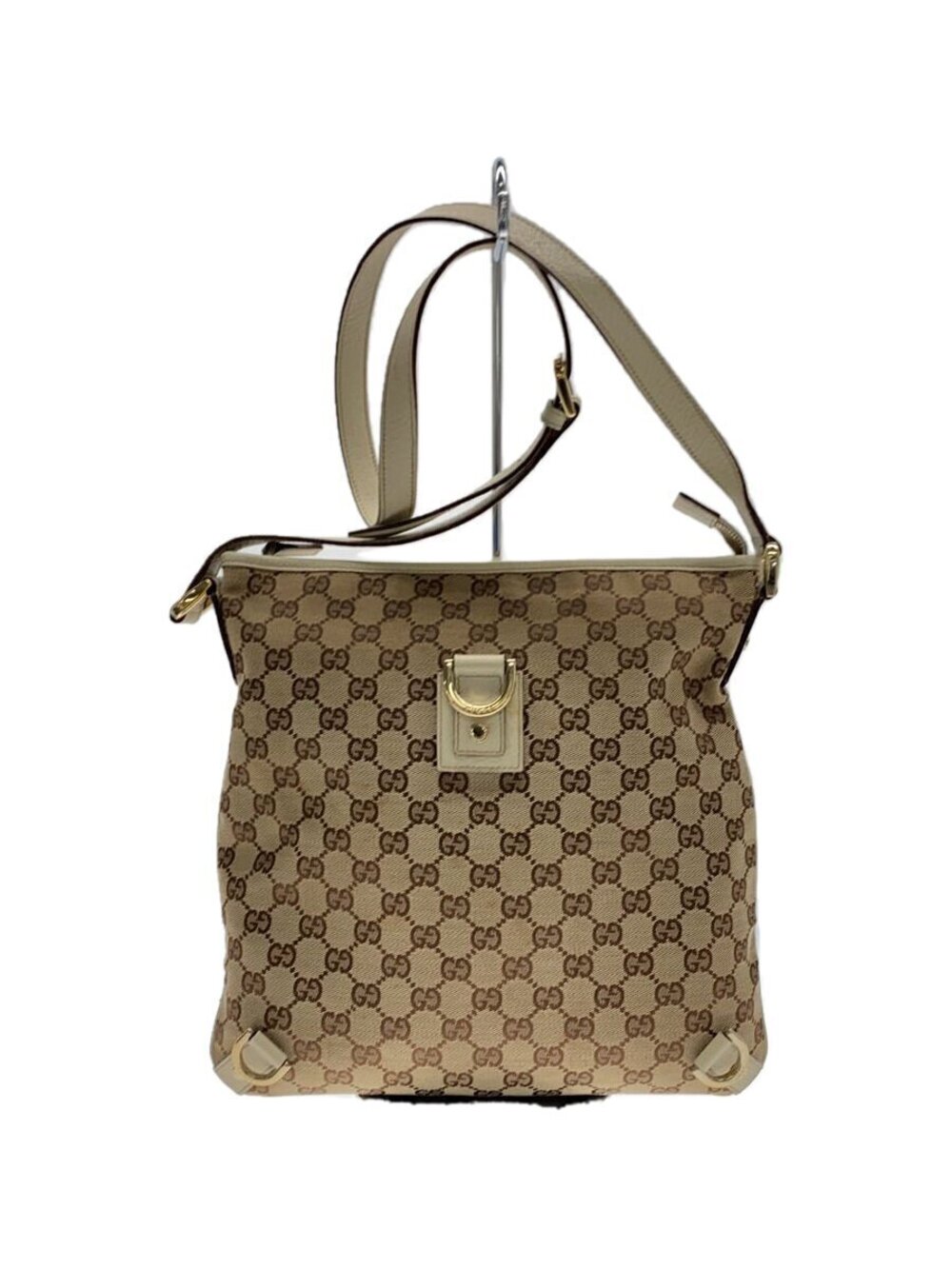 Gucci Shoulder Bag Abby GG Canvas Beige All over